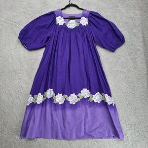 Vintage 60's Muumuu M Chix Hawaii for Liberty House of Hawaii Patio Dress Floral